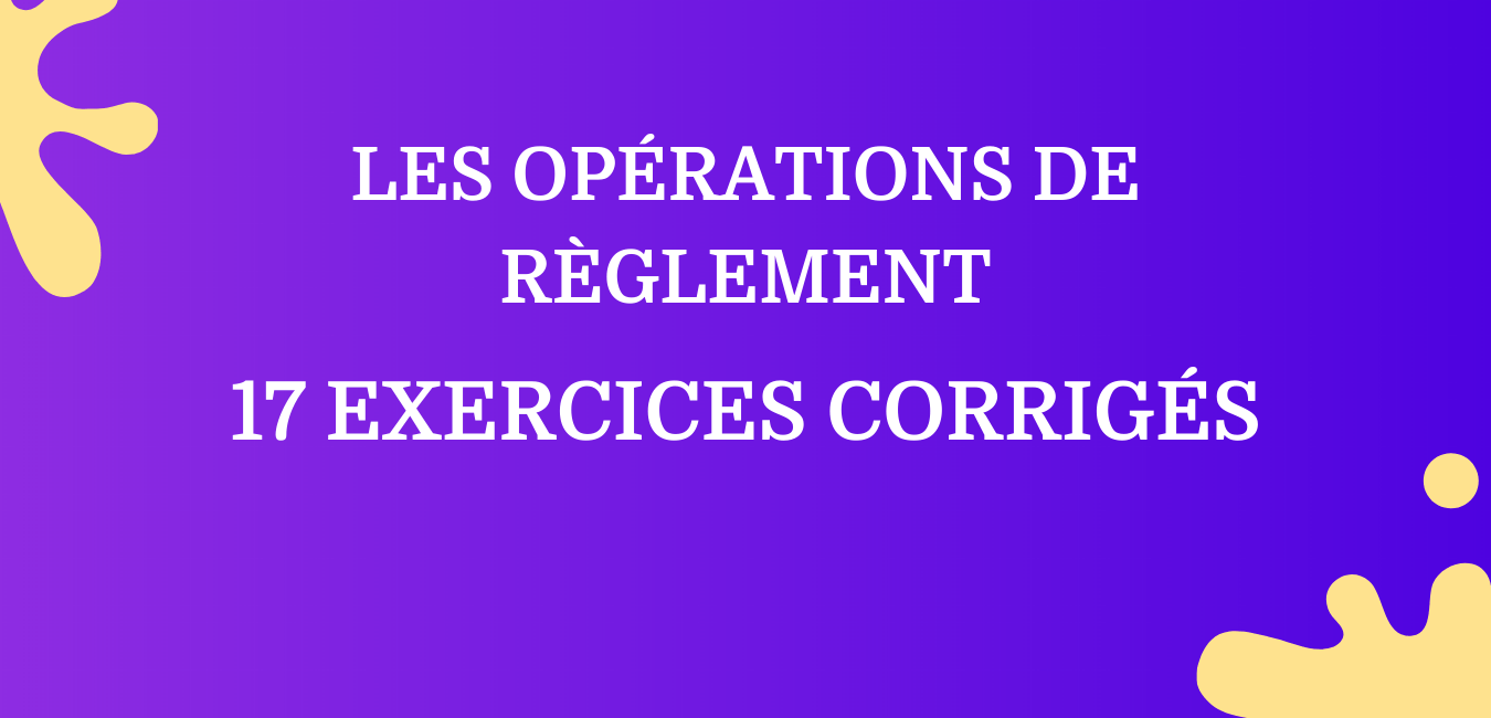 exercices corriges facture de doit facture d'avoir